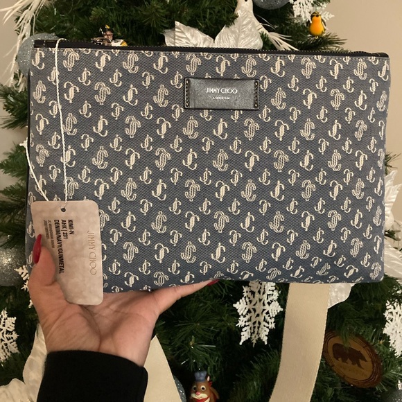 Jimmy Choo Denim Crossbody Bag - Picture 3 of 10